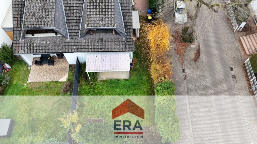 Drohnenaufnahme - Garten